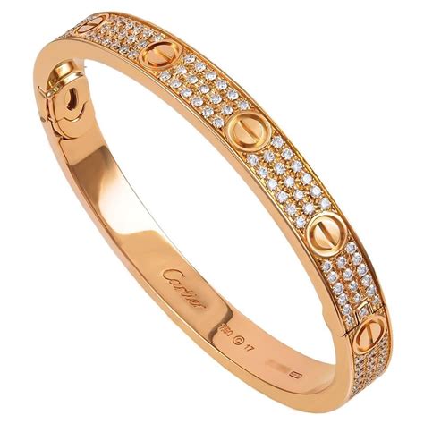 cartier small love bracelet with diamonds|cartier diamond love bracelet used.